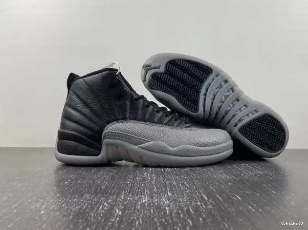 Rep TBkick 12 CT8013-019 Grey Air Wolf Jordan Black 0618